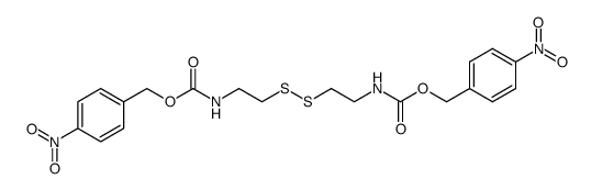 bis (p-nitrobenzyloxycarbonylaminoethyl)disulfide结构式