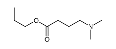 propyl 4-(dimethylamino)butanoate结构式