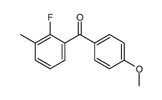 (2-fluoro-3-methylphenyl)-(4-methoxyphenyl)methanone Structure