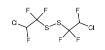 1,1,1',1',2,2'-Hexafluor-2,2'-dichlor-diaethyldisulfid结构式