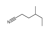 4-methylhexanenitrile结构式