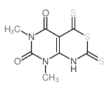 2H-Pyrimido[4,5-d][1,3]thiazine-5,7(1H,6H)-dione,4,8-dihydro-6,8-dimethyl-2,4-dithioxo-结构式