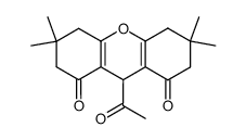 9-Acetyl-3,3,6,6-tetramethyl-3,4,5,6,7,9-hexahydro-2H-xanthene-1,8-dione Structure