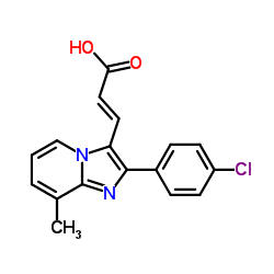 3-[2-(4-CHLORO-PHENYL)-8-METHYL-IMIDAZO[1,2-A]-PYRIDIN-3-YL]-ACRYLIC ACID picture