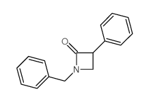 1-benzyl-3-phenyl-azetidin-2-one structure