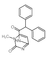 N-(1-methyl-2-oxo-pyrimidin-4-yl)-2,2-diphenyl-acetamide Structure