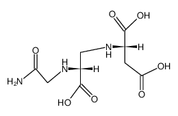 N-[2-[(2-Amino-2-oxoethyl)amino]-2-carboxyethyl]-L-aspartic acid structure