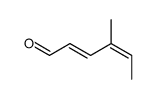 4-Methylhexa-2,4-dienal结构式