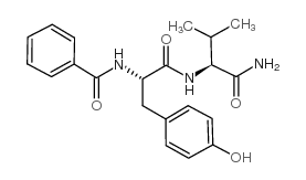 Bz-Tyr-Val-NH2 Structure