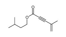 3-methylbutyl 4-methylpent-4-en-2-ynoate Structure