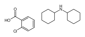 2-chlorobenzoic acid,N-cyclohexylcyclohexanamine Structure