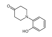 1-(2-hydroxyphenyl)piperidin-4-one结构式