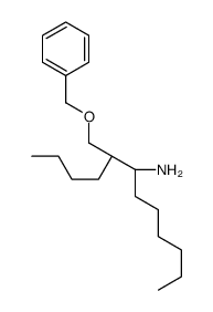 (5R,6R)-5-(phenylmethoxymethyl)dodecan-6-amine结构式