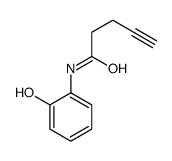 N-(2-hydroxyphenyl)pent-4-ynamide结构式