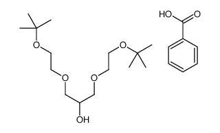 benzoic acid,1,3-bis[2-[(2-methylpropan-2-yl)oxy]ethoxy]propan-2-ol Structure