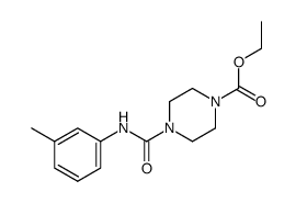 ethyl 4-(m-tolylcarbamoyl)piperazine-1-carboxylate结构式