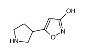 3(2H)-Isoxazolone,5-(3-pyrrolidinyl)-(9CI) Structure