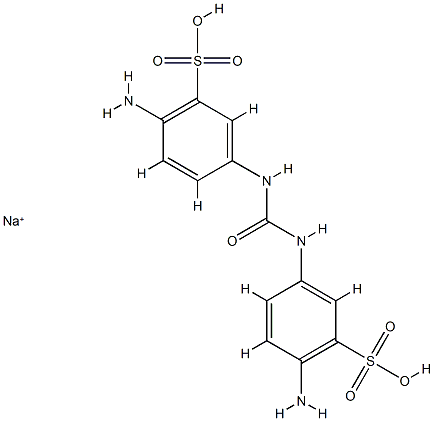 3,3'-(carbonyldiimino)bis(6-aminobenzenesulphonic) acid, sodium salt Structure