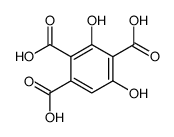 3,5-dihydroxybenzene-1,2,4-tricarboxylic acid Structure