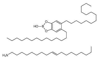 (Z)-octadec-9-enylamine, compound with 2-hydroxy-5,6-ditetradecyl-1,3,2-benzodioxaborole (1:1) picture