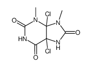 4,5-dichloro-3,9-dimethyltetrahydro-1H-purine-2,6,8(3H)-trione Structure