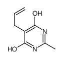 5-烯丙基-6-羟基-2-甲基嘧啶-4(3h)-酮结构式