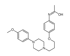 N-[4-[3-[4-(4-methoxyphenyl)piperazin-1-yl]propoxy]phenyl]acetamide结构式