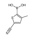 5-Cyano-3-methylthiophene-2-boronic acid structure