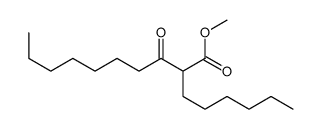 methyl 2-hexyl-3-oxodecanoate Structure