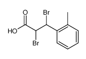 2,3-dibromo-3-(o-methylphenyl)propanoic acid Structure