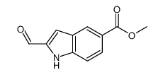 Methyl 2-formyl-1H-indole-5-carboxylate Structure