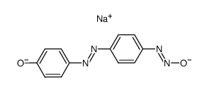 Sodium; 4-[4-(N'-oxy-diazenyl)-phenylazo]-phenolate Structure