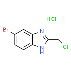 5-溴-2-(氯甲基)-1H-苯并[d]咪唑盐酸盐图片