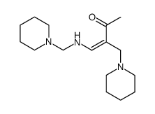 Z-4-Piperidinomethylamino-3-piperidinomethyl-3-buten-2-on Structure