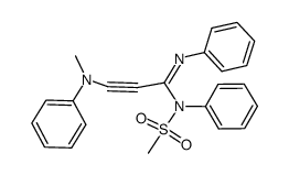 N1-Mesyl-3--N1,N2-diphenylpropiolamidin Structure