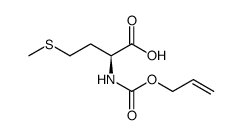 L-Methionine, N-[(2-propen-1-yloxy)carbonyl]结构式