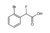 2-(2-BROMOPHENYL)-2-FLUOROACETICACID Structure