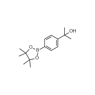 2-(4-(4,4,5,5-Tetramethyl-1,3,2-dioxaborolan-2-yl)phenyl)propan-2-ol structure