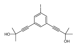 4-[3-(3-hydroxy-3-methylbut-1-ynyl)-5-iodophenyl]-2-methylbut-3-yn-2-ol Structure