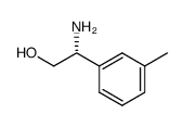 (R)-2-氨基-2-(间甲苯基)乙醇结构式