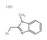 2-溴甲基-1-甲基-1H-苯并咪唑氢溴酸盐结构式