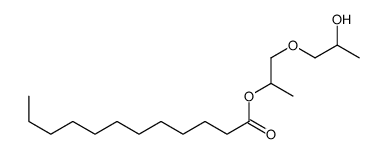 2-(2-hydroxypropoxy)-1-methylethyl laurate结构式