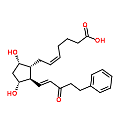 15-keto-17-phenyl trinor Prostaglandin F2α结构式