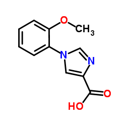 1-(2-Methoxyphenyl)-1H-imidazole-4-carboxylic acid Structure