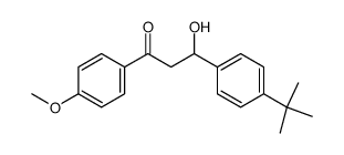 3-(4-tert-butylphenyl)-3-hydroxy-1-(4-methoxyphenyl)-propan-1-one结构式