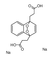 1,4-Etheno-2,3-benzodioxin-1,4-dipropanoic acid,disodium salt Structure