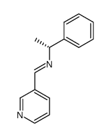 ((R)-1-Phenyl-ethyl)-[1-pyridin-3-yl-meth-(E)-ylidene]-amine Structure