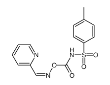 [(E)-pyridin-2-ylmethylideneamino] N-(4-methylphenyl)sulfonylcarbamate Structure