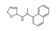 HYDRAZINE, 1-METHYL-1-(1-NAPHTHYL)-2-(2-OXAZOLINYL)-结构式