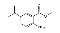 methyl 2-amino-5-isopropylbenzoate结构式